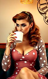 Pin-up-Girl fünfziger Jahre von Egon Zitter