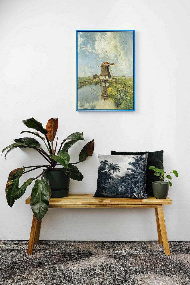 Een molen aan een poldervaart, Paul Joseph Constantin Gabriël (gezien bij vtwonen) 