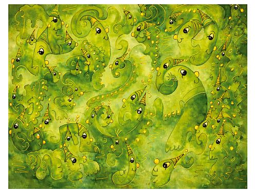 La danse des créatures de la forêt