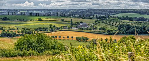 Panorama van de Eyserhalte in Zuid-Limburg