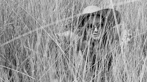 Girl in the hay