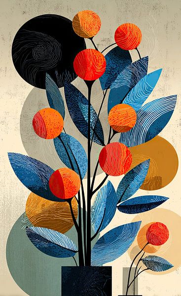 Verspielte Farben in der Natur von ARTEO Gemälde