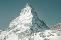 Uitzicht op de indrukwekkende berg Matterhorn van Besa Art thumbnail
