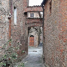 Triple Arch Citta Della Pieve Umbria by Dorothy Berry-Lound