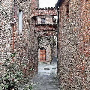Dreifacher Bogen Citta Della Pieve Umbrien