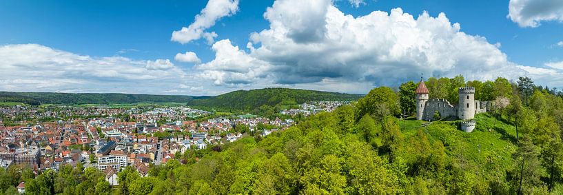 The Honberg above the town of Tuttlingen by Markus Keller