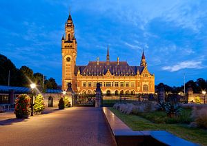 Foto des Friedenspalastes in Den Haag