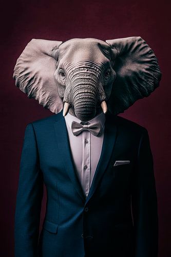 Elegantie ontmoet wilde dieren
