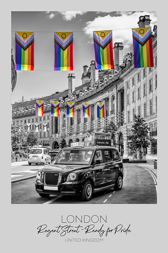 In de schijnwerpers: LONDEN – Regent Street klaar voor de Pride