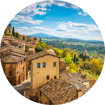 Montepulciano Toscane Historisch Dorp Zicht van Stefano Orazzini