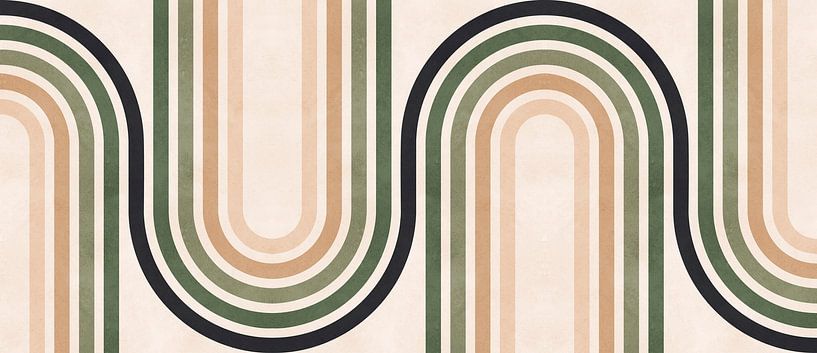 Boho lines and curves 3 by Vitor Costa