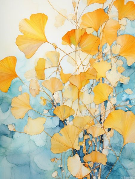Ginkgo Biloba Kunst von Wunderbare Kunst
