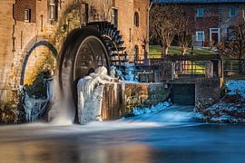 Paddle wheels of the water mill in Wijlre by Rob Boon
