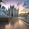 The Silence of Dawn: Piazza del Duomo and the Cathedral in Morning Light by Bart Ros