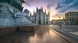 The Silence of Dawn: Piazza del Duomo and the Cathedral in Morning Light by Bart Ros