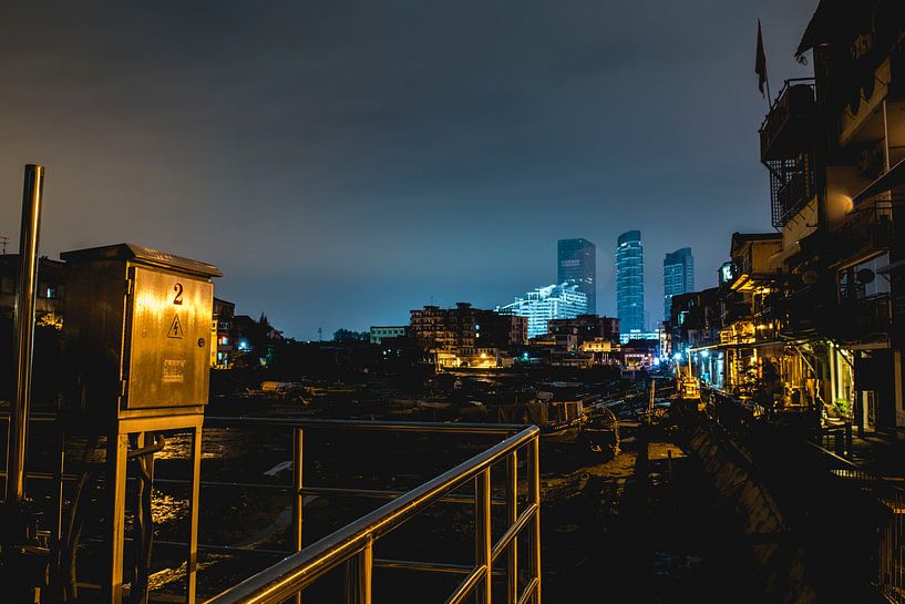 Xiamen bij nacht van Stephan de Haas