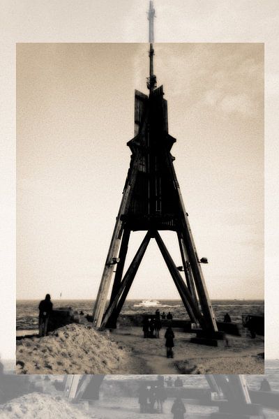 Kugelbake in Cuxhaven von Franz Walter