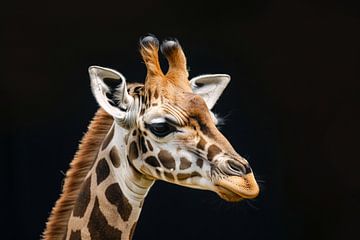 Giraffe close-up with realistic details by Imperial Art House