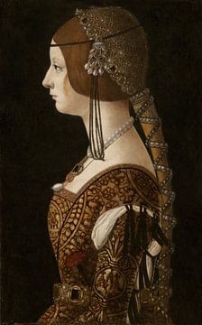 Bianca Maria Sforza, Giovanni Ambrogio de Predis - c. 1493