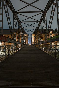 Brug bij de Speicherstadt