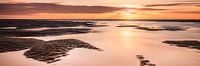 Panorama at Dutch beach