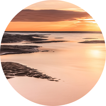 Kijkduin panorama tijdens zonsondergang