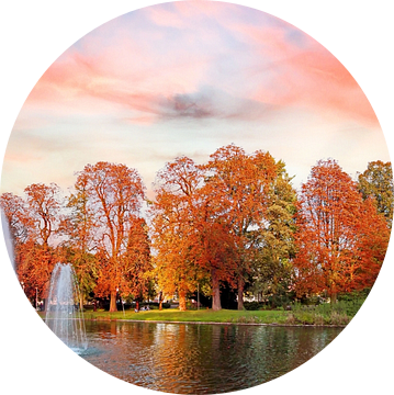 Herfst Stadspark Maastricht van Pascal Lemlijn