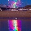 Kleurrijke reflectie van reuzenrad van Yanuschka | Fotografie Noordwijk