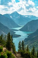 Magnifique vue sur le Plansee et le Thaneller