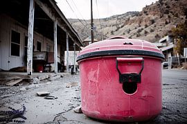 Rote Tonne Banksy Straßenkunst von Art & Soul Creations