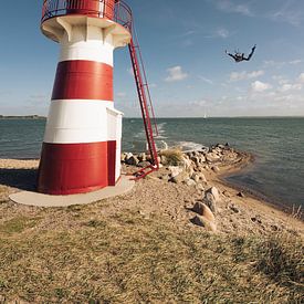 Kitesurfer Vuurtoren van Andy Troy