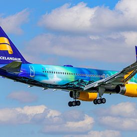 Icelandair Boeing 757-200 mit Hekla Aurora-Lackierung. von Jaap van den Berg