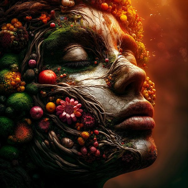Portrait of Mother Nature by BB Digi Art