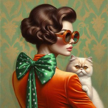 the Funny CatLady van Marja van den Hurk