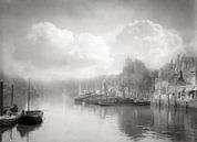 Dordrecht, Blick auf den Wijnhaven im Jahr 1912 von Affect Fotografie Miniaturansicht
