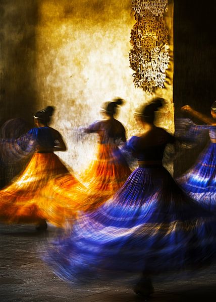 Dansende Mexicaanse vrouw van JBJart Justyna Jaszke