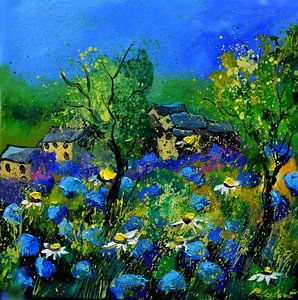 Village in blue sur pol ledent