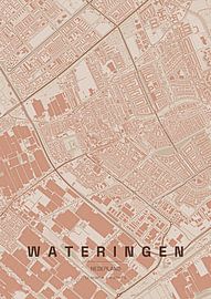 Stadtplan von Wateringen von Stef van Campen