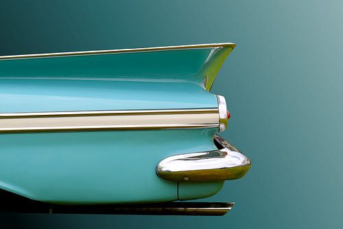 Heckflosse des 1959 Chevrolet Impala - Vintage Automobilkunst