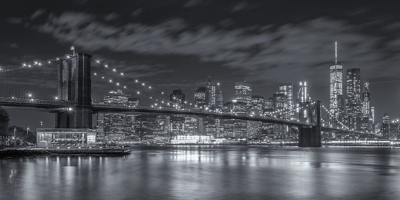 New York Skyline - Brooklyn Bridge 2016 (12) van Tux Photography