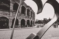 Das römische Amphitheater von Verona von Fotografiecor .nl Miniaturansicht