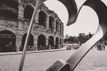 The Roman amphitheatre of Verona by Fotografiecor .nl