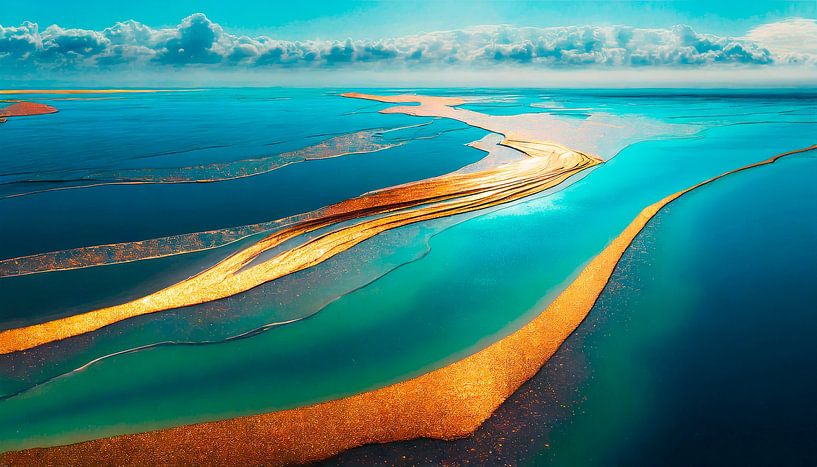 Landscape with artificial colours by Mustafa Kurnaz