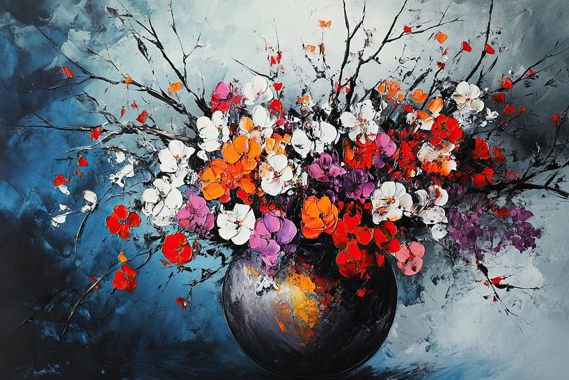 Floral Composition 64.3998 by ARTEO Paintings