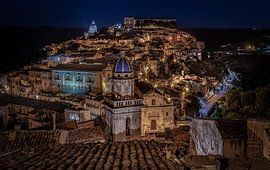Ragusa I Ibla by Night by Mario Calma