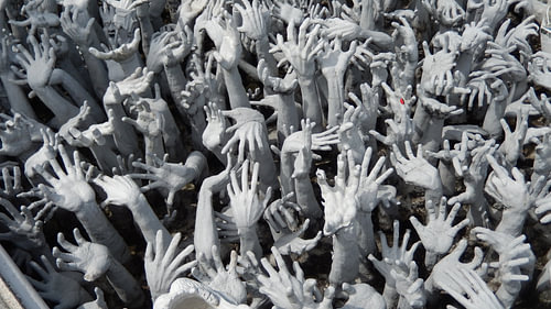 Le Temple blanc (Wat Rong Khun) à Chiang Rai