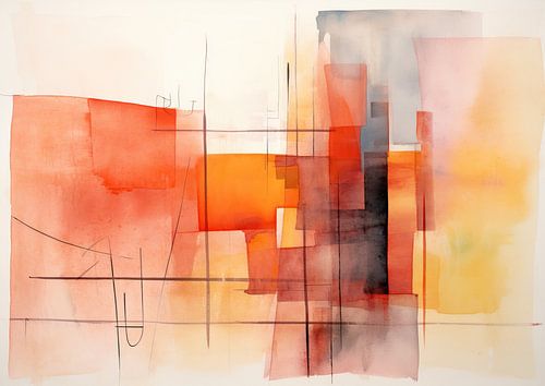 Aquarel Abstrakt 43970