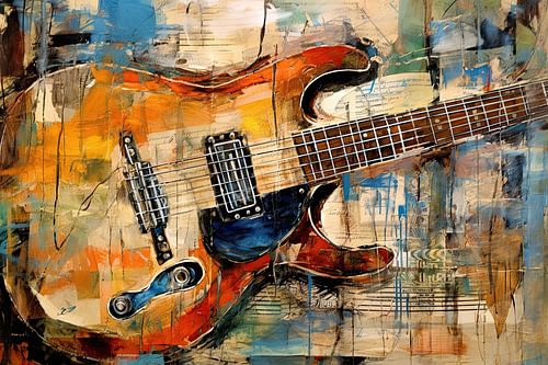 Guitar abstract by Imagine