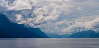 Blue fjord