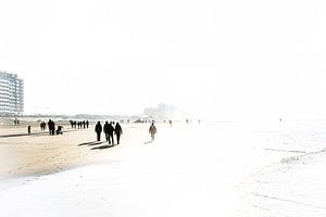 Silhouettes sur la plage
